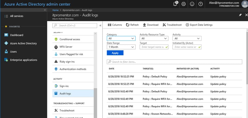 Azure Active Directory P1