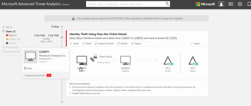 Microsoft Advanced Threat Analytics