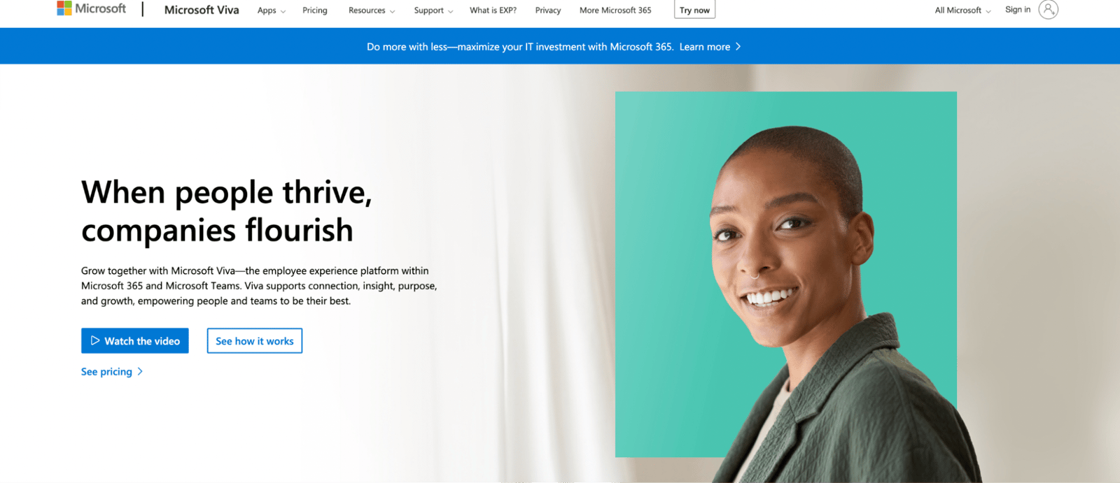 Microsoft Viva Beyond Employee Experience & Engagement
